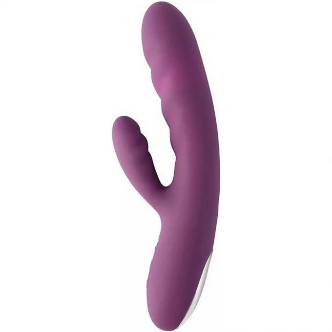 Возвратно-поступательный вибратор со стимулятором клитора SVAKOM AVERY LILAC S59